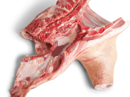 Frozen Pig Front with Cheek