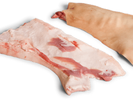 Frozen Pork Neck Fat, Rind-On