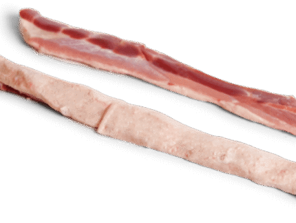 Frozen Pork Belly Trimming, Long Side, Rindless
