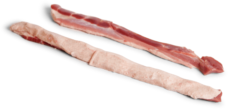 Frozen Pork Belly Trimming, Long Side, Rindless