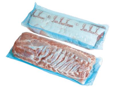 Frozen Pork Bacon Vacuum