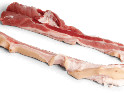 Pork Belly Trimming, Long Side with Rind