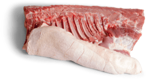 Frozen Pork Middle Select, Deboned Without Softbone, Rindless